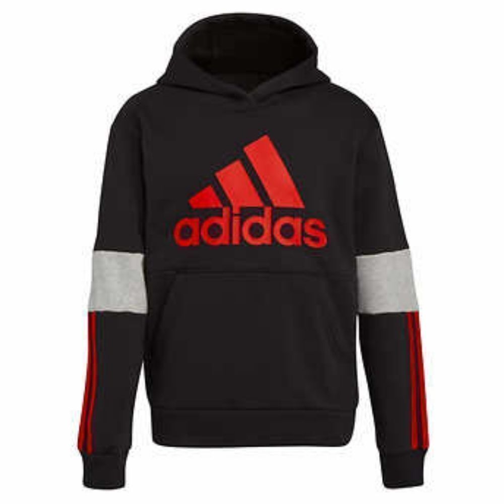 adidas Youth Fleece Hoodie - Picture 1 of 3